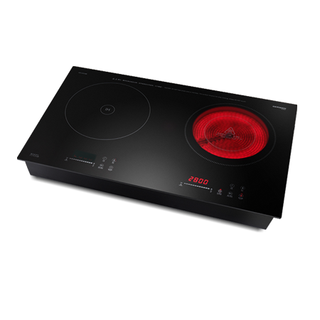 嵌入式双头电磁电陶炉GIH-DD38B-2800W